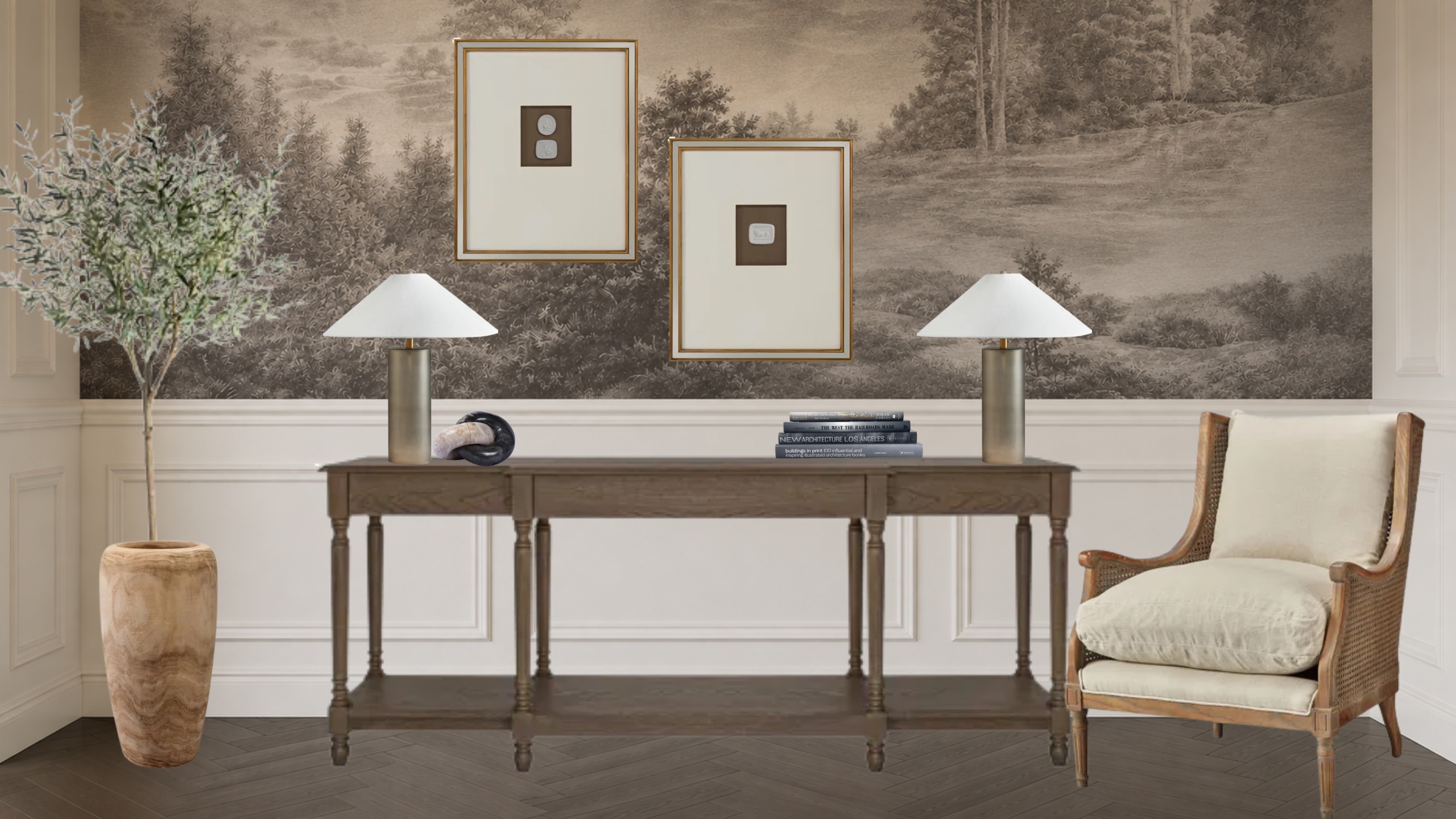 The Rosewood Living board as it looked at version 1