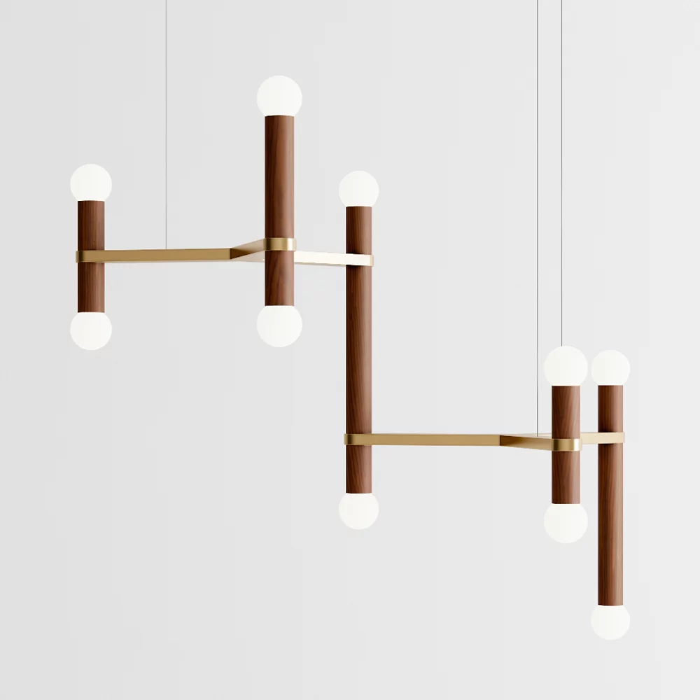 Molecule chandelier