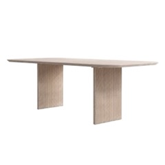 Dawson Side Table, Oak Burl, Olive